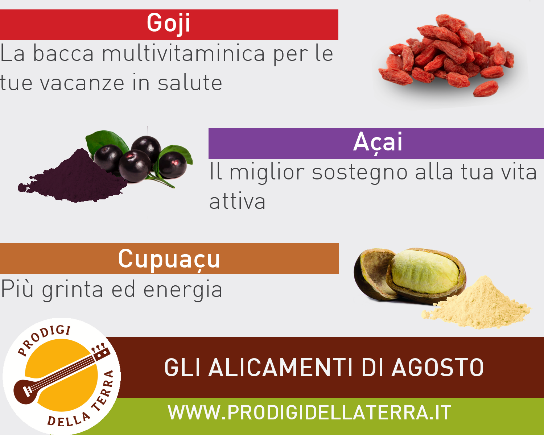 PRODIGI DELLA TERRA DI AGOSTO