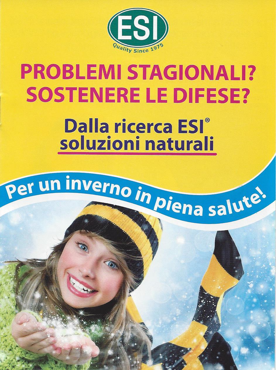 Problemi stagionali? Sostenere le difese?    La risposta da ESI!