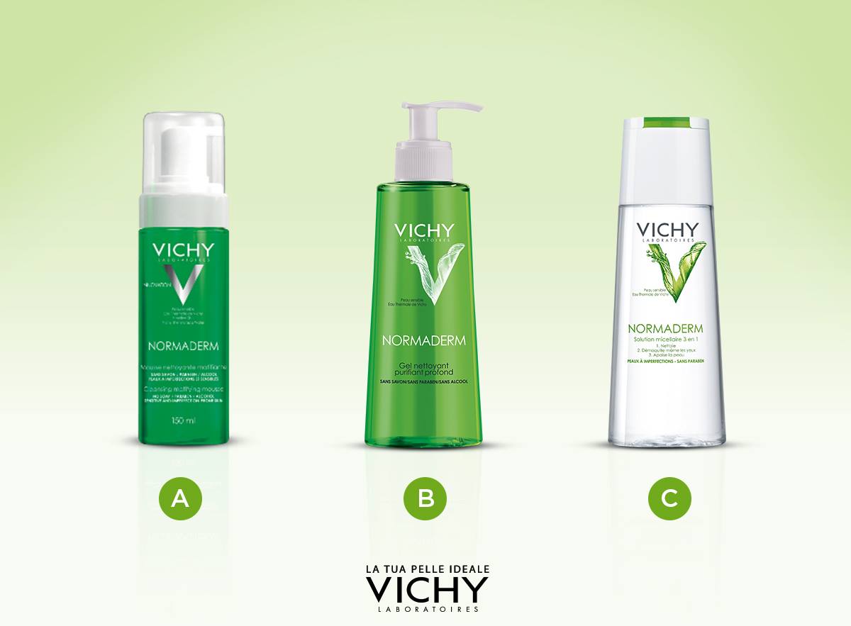 20% di sconto sui detergenti Vichy! Mousse, gel, soluzione micellare: quale texture preferite per detergere il vostro viso?