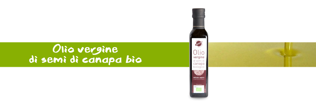 Alto valore nutrizionale, tonalità accesa, sapore delicato. E’ l’olio di semi di canapa bio dei Prodigi della Terra.