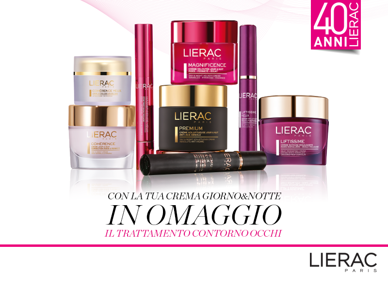 Lierac compie 40 anni, scopri le confezioni speciali viso-occhi che ha creato per festeggiare!