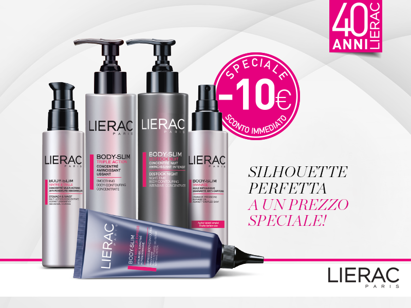 Body Slim, la linea di trattamenti snellenti pensata da Lierac ad un prezzo speciale!