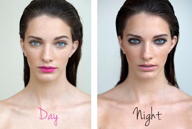 Trucco di giorno e trucco di notte